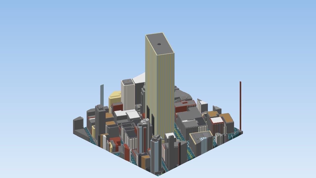 Empire State Building tower — Empire State Building Minecraft map preview